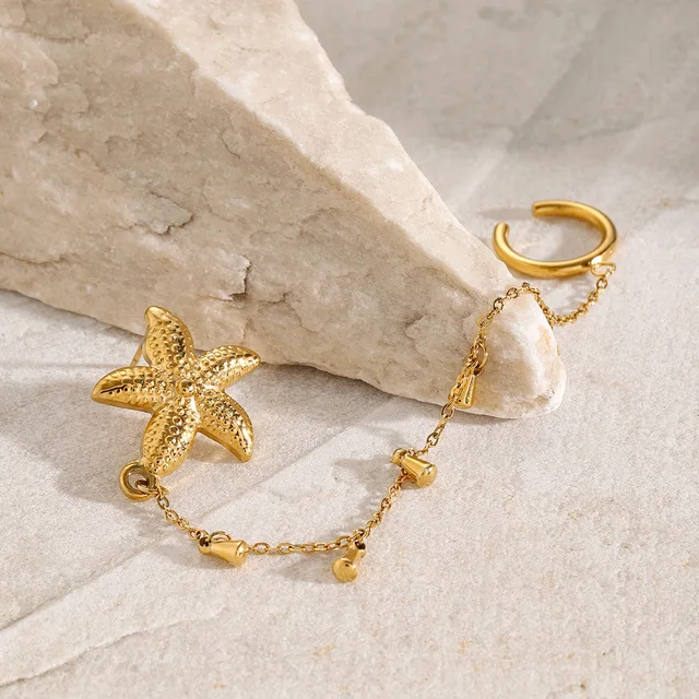 Starfish - Ear Cuff (1 pc)