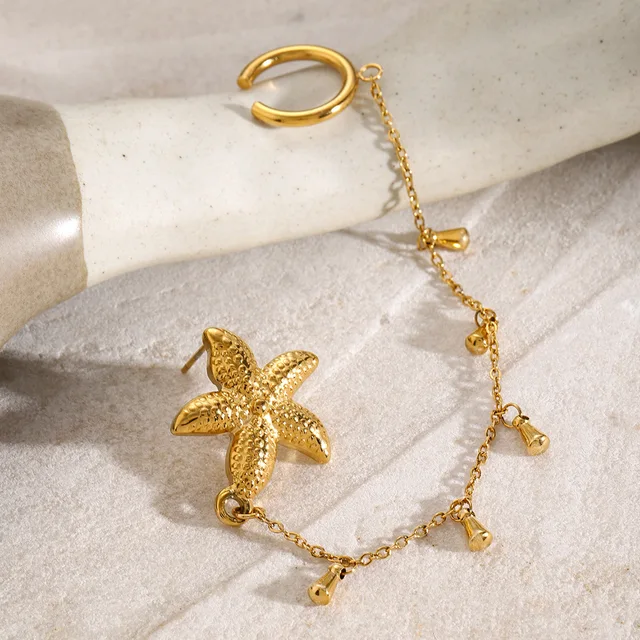 Starfish - Ear Cuff (1 pc)