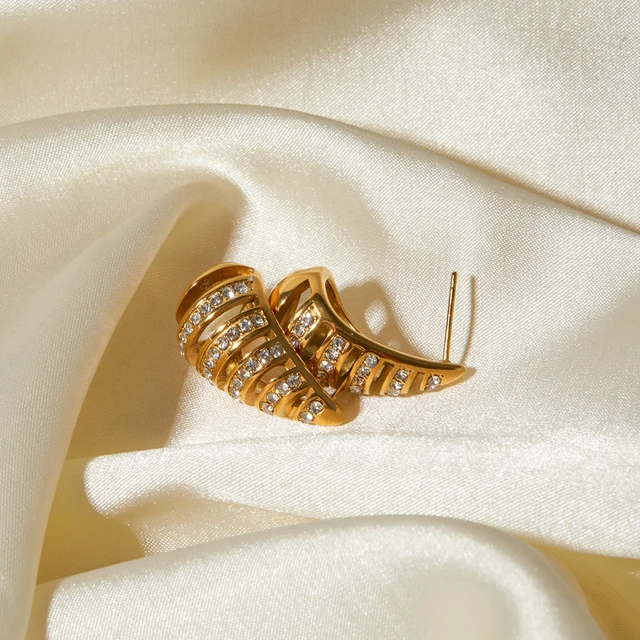 Studded Tear - Earrings