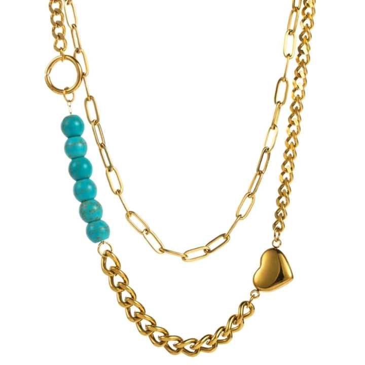 Heart of Gold - 2 Layers Necklace