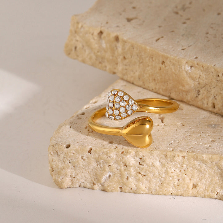 Studded Hearts - Ring