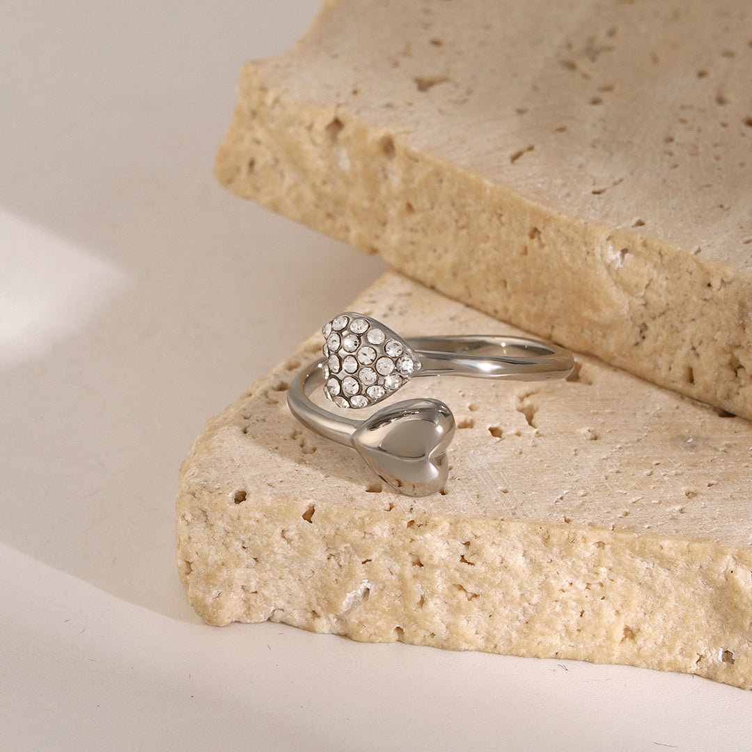 Studded Hearts - Ring