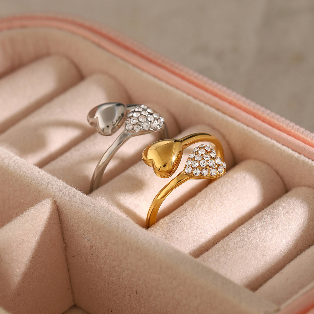 Studded Hearts - Ring